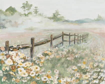 Picture of FENCE WITH FLOWERS