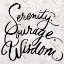 Picture of SERENITY COURAGE WISDOM