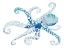 Picture of AZUL DOTTED OCTOPUS II