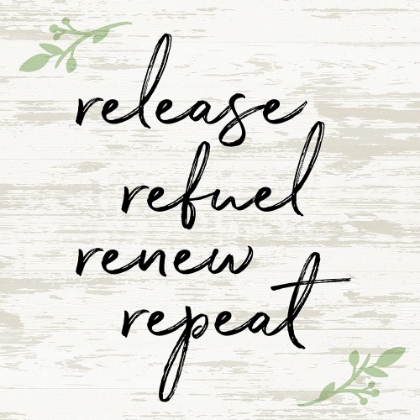 Picture of RELEASE REFUEL RENEW REPEAT