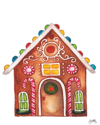 Picture of GINGERBREAD AND CANDY HOUSE I