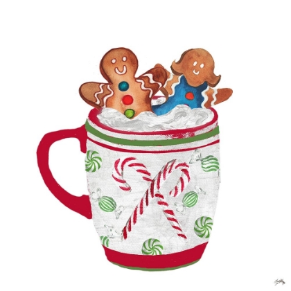 Picture of GINGERBREAD AND A MUG FULL OF COCOA I