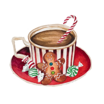 Picture of GINGERBREAD AND A MUG FULL OF COCOA III