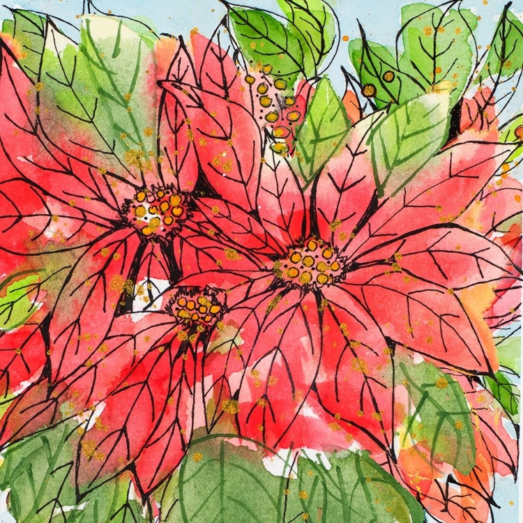 Picture of VIBRANT POINSETTIAS II