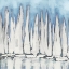 Picture of WHITE SAILBOAT CROWD I