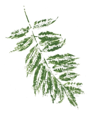 Picture of TROPICAL LEAF STAMP BRANCH