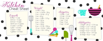 Picture of KITCHEN CHEAT SHEET