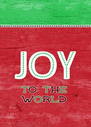 Picture of JOY TO THE WORLD GREEN RED