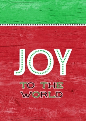 Picture of JOY TO THE WORLD GREEN RED