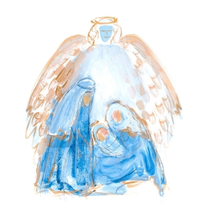 Picture of BLUE AND GOLD NATIVITY II