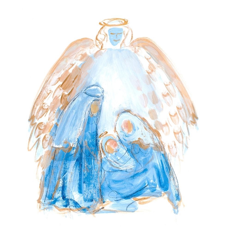 Picture of BLUE AND GOLD NATIVITY II
