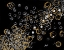 Picture of BLACK AND GOLD BUBBLES II