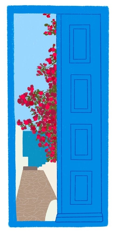 Picture of BLUE SANTORINI DOOR