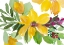 Picture of BRIGHT YELLOW BLOOM WITH FUSHIA STEM FLOWERS
