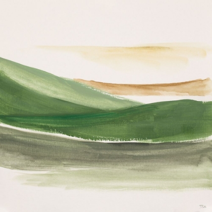 Picture of GREEN ABSTRACT LANDSCAPE