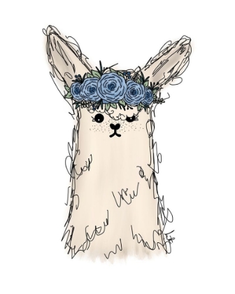 Picture of FLOWER CROWN LLAMA