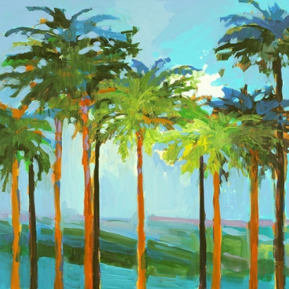 Picture of SUNNY PALM TREES