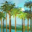 Picture of SUNNY PALM TREES