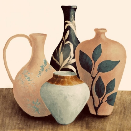 Picture of DECORATIVE BEIGE VESSELS II