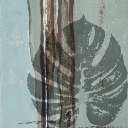 Picture of TEAL HORIZON LEAF I
