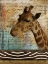 Picture of MADAGASCAR SAFARI WITH BLUE I (GIRAFFE)