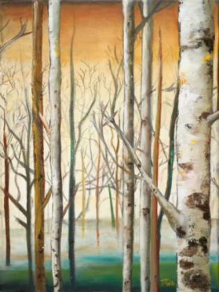 Picture of GOLD BIRCH FOREST II