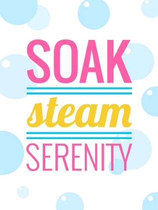 Picture of SOAK, STEAM, SERENITY