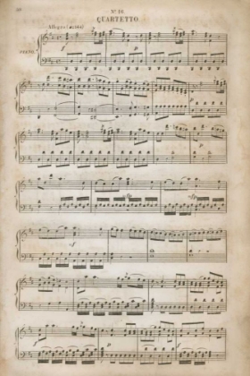 Picture of SHEET OF MUSIC III