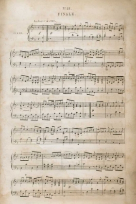 Picture of SHEET OF MUSIC IV