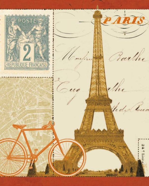 Picture of POSTCARD FROM PARIS