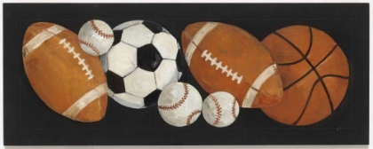 Picture of SPORTS BALL BORDER II BLACK