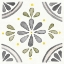 Picture of GARDEN GETAWAY TILE I GRAY GREEN