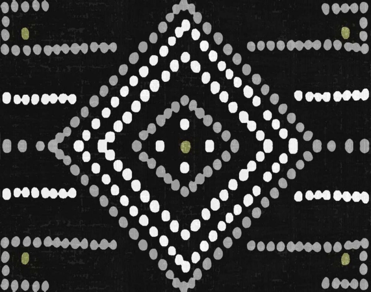 Picture of DAISY DOTS TILE VI BLACK
