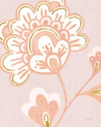 Picture of FLORA CHINOISERIE VI TEXTURED TERRA