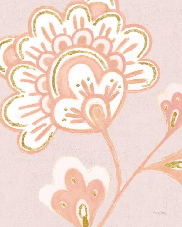 Picture of FLORA CHINOISERIE VI TEXTURED TERRA
