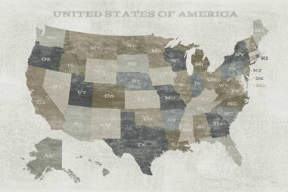 Picture of SLATE US MAP