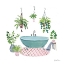 Picture of GREEN BATHROOM II