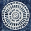 Picture of BLUE TEXTURED MEDALLION