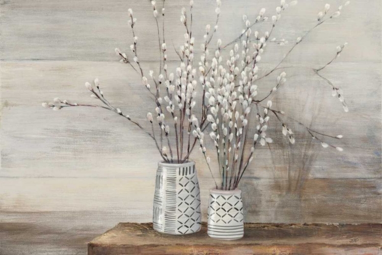 Picture of PUSSY WILLOW STILL LIFE WITH DESIGNS