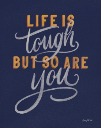 Picture of LIFE IS TOUGH NAVY