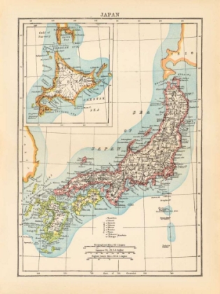 Picture of MAP OF JAPAN