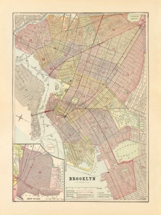 Picture of MAP OF BROOKLYN