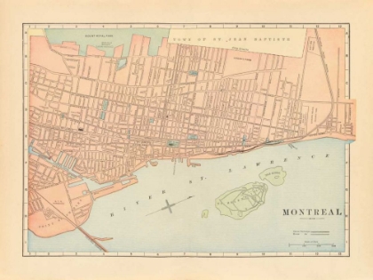 Picture of MAP OF MONTREAL