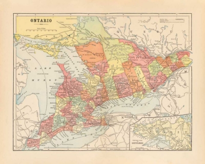Picture of MAP OF ONTARIO