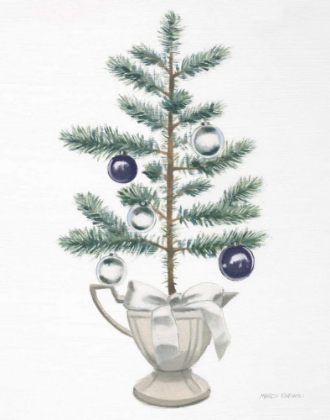 Picture of WHITE CHRISTMAS TREE NAVY