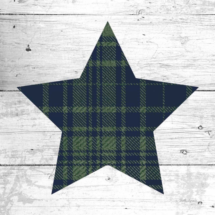 Picture of NORDIC HOLIDAY XII PLAID NAVY GREEN