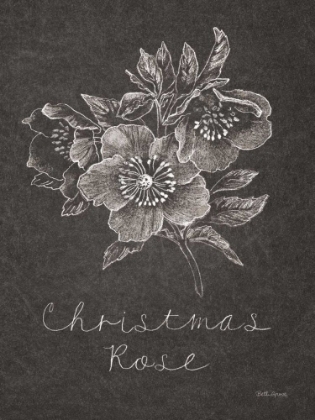 Picture of BLACK AND WHITE CHALKBOARD CHRISTMAS III