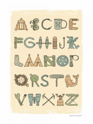 Picture of CAMPING ALPHABET