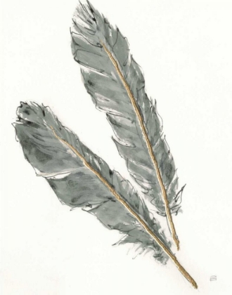 Picture of GOLD FEATHERS III GREEN