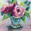 Picture of PINK PEONIES I